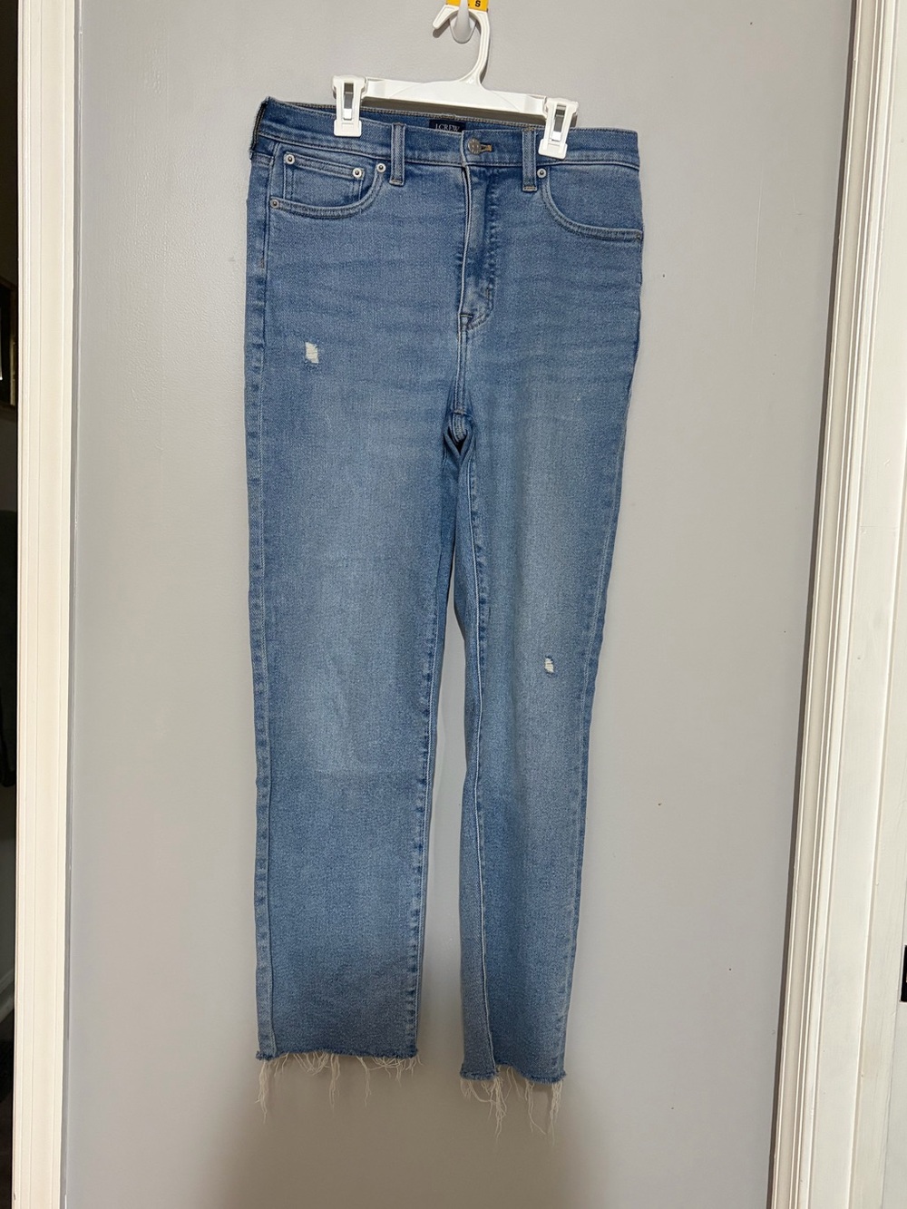 J. Crew Factory Stovepipe Straight Jeans Light Wash Size 28